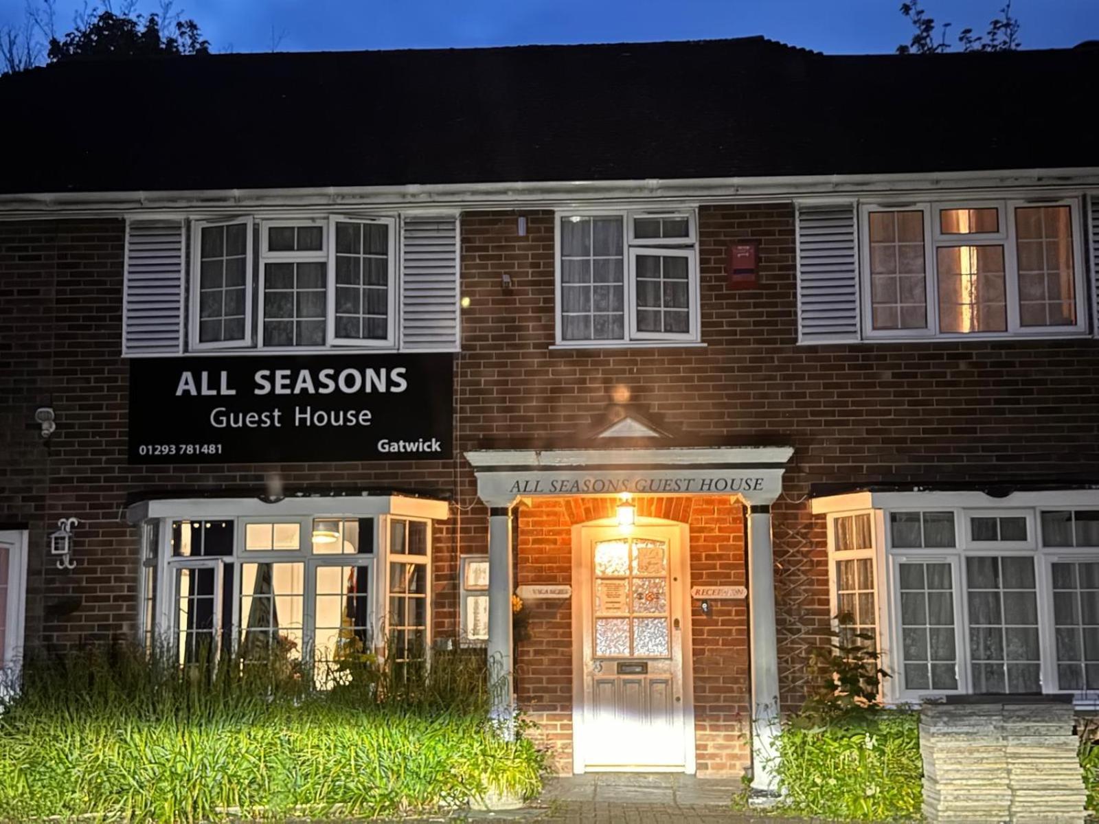 All Seasons Gatwick Guest House & Parking Horley Zewnętrze zdjęcie